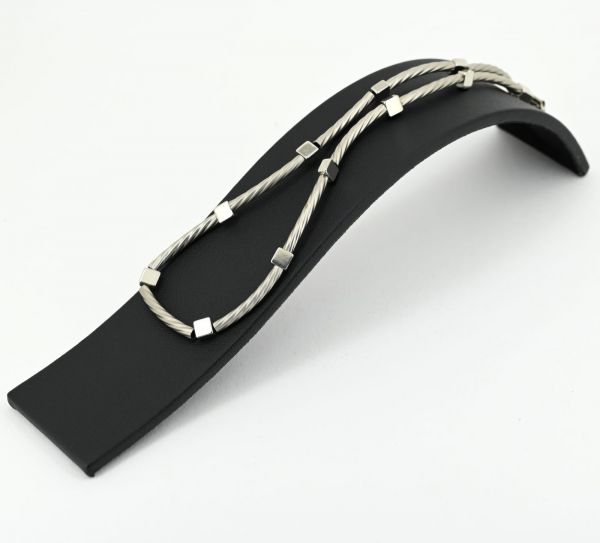 Toboggan en Simili Cuir Présentation Bracelet ou Montre 4 cm