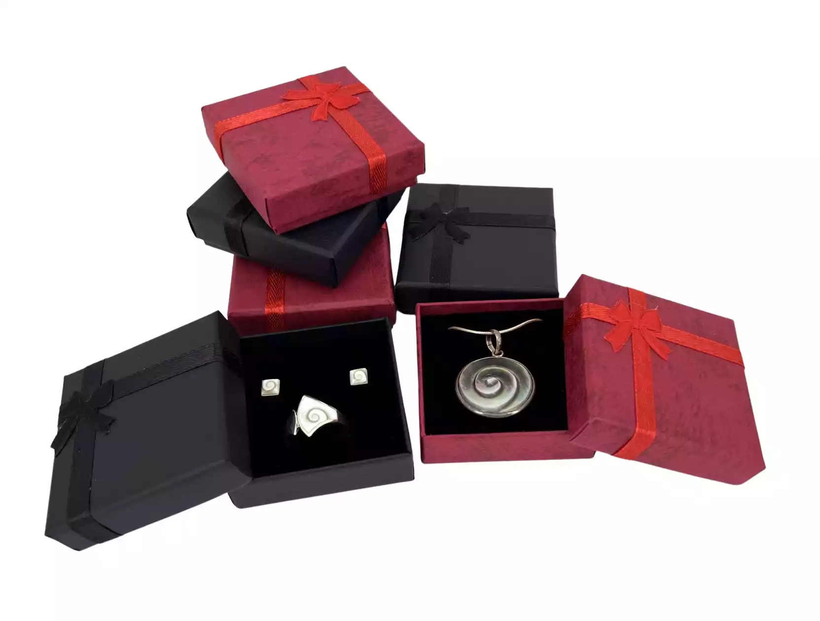 24 Boîtes Cadeau bijoux Universelles - 6 x 6 x 2 cm 
